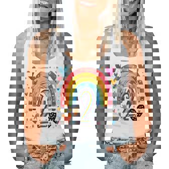 J'ai Déjà 2 Ans Anniversaire Arc-En-Ciel Pour Fille Débardeur pour femme - Cadeauxyz