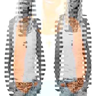 Jesus Saves Cross Christian Faith God Bible Religious Pray Women Tank Top - Thegiftio