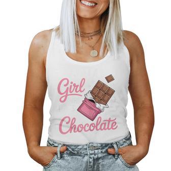 Just A Girl Who Loves Chocolate Women Tank Top | Seseable UK