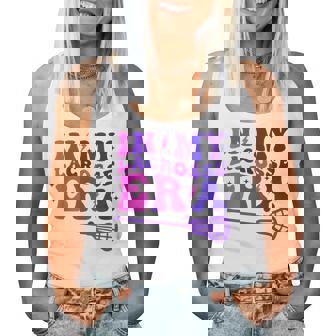 In My Lacrosse Era Retro Groovy Sports And Girls Women Tank Top - Thegiftio