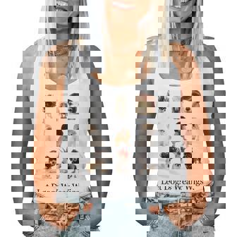 Let Dogs Wear Wigs For Women Women Tank Top - Monsterry