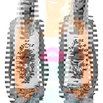 Let Trans People Bloom – Jolie Fleur D'allié De Fiertéibrante Débardeur pour femme - Cadeauxyz