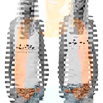 The Lord Is My Shepherd Christian Kawaii Sheep Cottagecore Women Tank Top - Thegiftio