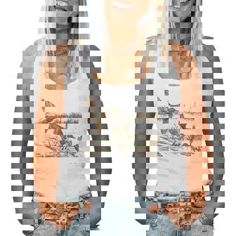 Mallard Duck Hunting Season Hunter Outdoor Vintage Wildlife Women Tank Top | Mazezy