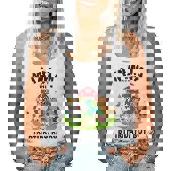 Mama Of The Birthday Boy Farm Animals Farm Theme Party Women Tank Top - Monsterry