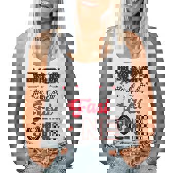 Mom Of The Fast One Car Racing Dad 1St Birthday Boy Women Tank Top | Seseable FR