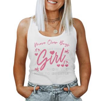 Move Over Boys Let This Girl Show Wrestle Wrestling Women Women Tank Top - Thegiftio UK