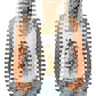 Native American Wild Horse Women Tank Top - Thegiftio