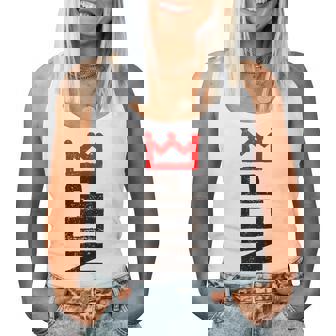 Nope No Kings Protest Sign Vertical Women Tank Top - Monsterry