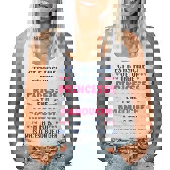 Origineuper Manouche Humour Fille Princesse Manouche Débardeur pour femme - Cadeauxyz