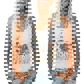 Peru Souvenir Llama Alpaca Flowers Peruvian Souvenir Women Tank Top - Thegiftio