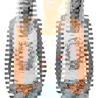 Radicalized By Basic Decency Vintage Floral Women Women Tank Top | Seseable UK