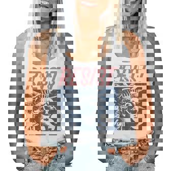 Resist Statue Liberty Bubblegum Protest Equality Women Women Tank Top | Mazezy