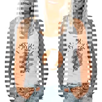 Retro I'm A Hoot Owl Bird Pun Sarcastic Jokes Men Women Tank Top - Monsterry