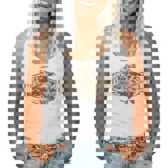 Retro Old Camo Duck Hunting Lab Dog Labrador Southern Boy Women Tank Top - Thegiftio