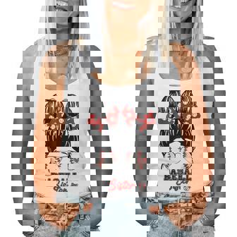 Sister Baseball Messy Bun Sunglasses Women Tank Top - Thegiftio