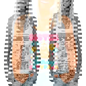 Sister Of The Birthday Capybara Group Family Matching Party Women Tank Top | Seseable UK