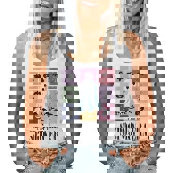 In My Spooky Era Ghost Retro Halloween Girls Ns Women Tank Top - Thegiftio