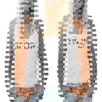 Spqrenatus Populus Que Romanus República Romana Roma Negro Camiseta sin mangas para mujer - Regaloses