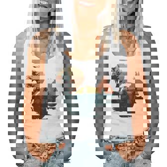 Squirrel Hunting Hiking Outdoor Camping Forest Women Women Tank Top | Mazezy