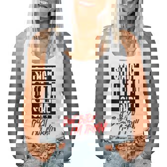 Straight Outta Shape But Bitch Im Trying Woman Workout Women Tank Top | Seseable UK