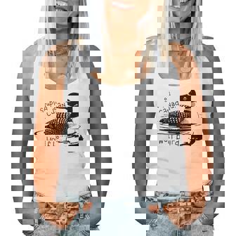 Stupid Canadian Wolf Bird Sarcastic Animal Lgbt Gay Pride Women Tank Top - Monsterry