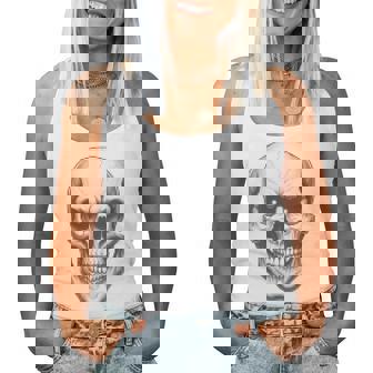 Tête De Mort Gothique Et Punk De Motard Débardeur pour femme - Cadeauxyz