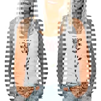 Tulip Flower Nature Garden Simple Minimalist Graphic Women Tank Top | Seseable UK