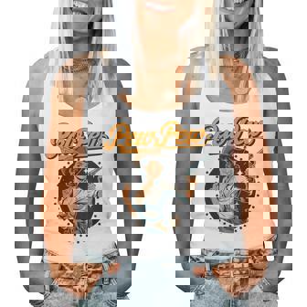 Vintage Cowboy Cowgirl Country & Western Wild West Horse Women Tank Top - Monsterry