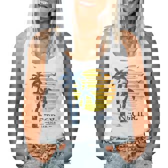 Vintage Negril Jamaica Beach Sunset Souvenir Women Tank Top - Thegiftio