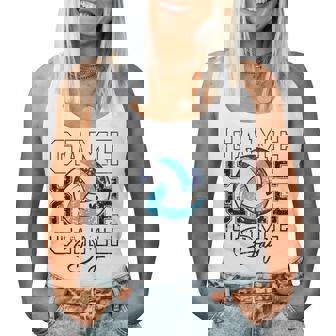 Volleyball Game Day Girls Volleyball Mom Light Blue & White Women Tank Top | Seseable UK