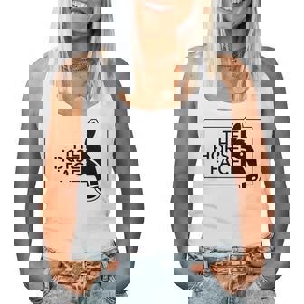 【バックプリント・背中側】ザ・ホース・フェイス The Horse Face 午年 馬 2026 パロディ 長袖tシャツ レディースタンクトップ - Kawaiitshirt