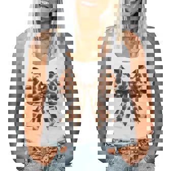 コケット リボン キリン プリント 女の子 ママ 母の日 レディースタンクトップ - Kawaiitshirt