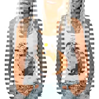 モルモットの花、モルモットの花 レディースタンクトップ - Kawaiitshirt