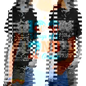 100 Days Of 2Nd Grade Basketball 100Th Day Of School Boys Women T-shirt - Thegiftio