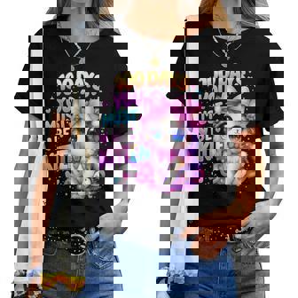 100 Days Of School Girls Hearts You Must Be Kitten Cat Youth Women T-shirt | Mazezy