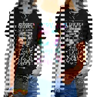 100 Days Of School I Survived 67 Days Of School Teacher 67 Women T-shirt | Mazezy