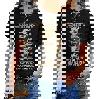 1992年2月34歳の誕生日男性と女性のための素晴らしいテディベア。 レディースTシャツ - Kawaiitshirt