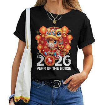 2026 Year Of The Horse Chinese New Year Zodiac Women T-shirt | Mazezy