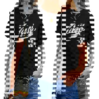 30 歳 誕生日 三十路 祝い 30歳 30才 お祝い 男性 女性 アラサー 贈り物 野球 ユニフォーム レディースTシャツ - Kawaiitshirt