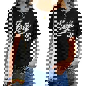 40 歳 誕生日 四十路 祝い 40歳 40才 お祝い 男性 女性 アラフォー 父 母 野球 ユニフォーム レディースTシャツ - Kawaiitshirt