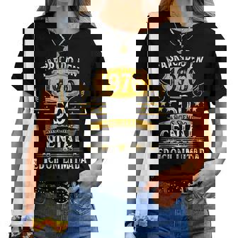 50 Años Cumpleaños Hombres Es Fabricado En 1976 Camiseta de mujer - Regaloses