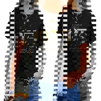 50 Cumpleaños Hombre Regalo Octubre 1975 Camiseta de mujer - Regaloses