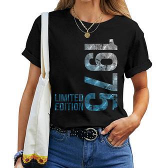 50Th Birthday 50 Years Old Vintage 1975 Women T-shirt - Thegiftio UK