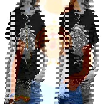 67 Meme Humor Turkey Bow Turkey Day Thanksgiving 6-7 Women T-shirt | Mazezy