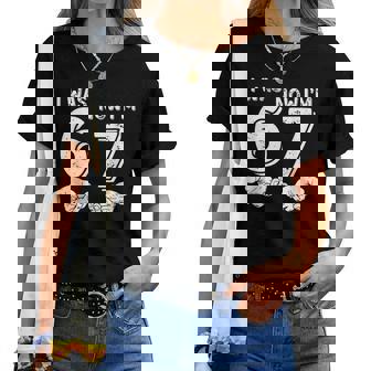 7 Year Old Birthday Was 6 Now I'm 7 67 Boy Girl Women T-shirt | Mazezy