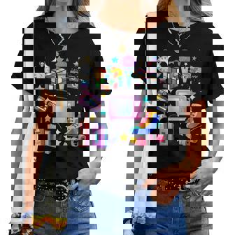 80'S Homme Costume Années 80'S 90S Cassette De Musique T-shirt femme - Cadeauxyz