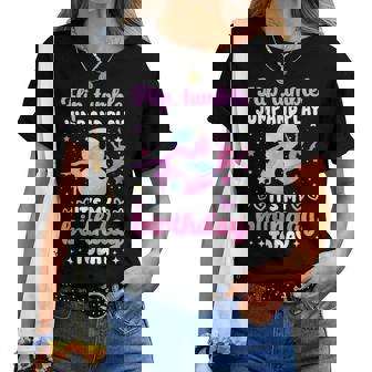 8Th Gymnastics Birthday Party Eight Year Old Gymnast Girl Women T-shirt | Mazezy