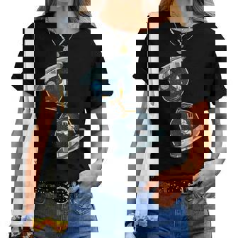 Ablierpatial Temps Astronaute T-shirt femme - Cadeauxyz