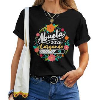 Abuela 2026 Cargando Futura Abuela Cuello Camiseta de mujer - Regaloses